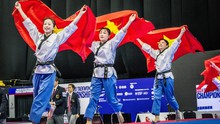 'Chị đẹp' Châu Tuyết Vân cùng đồng đội giành HCV taekwondo ở giải vô địch thế giới