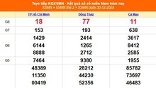 XSMN 30/12 - Kết quả xổ số miền Nam hôm nay 30/12/2024 - Trực tiếp XSMN ngày 30 tháng 12