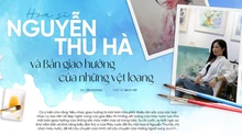 Họa sĩ Nguyễn Thu Hà và Bản giao hưởng của những vệt loang