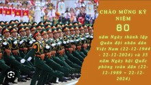 Thanh Hoá thông tin Đề cương tuyên truyền kỷ niệm 80 năm Ngày thành lập Quân đội Nhân dân Việt Nam