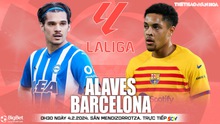 Nhận định bóng đá Alaves vs Barcelona (00h30 hôm nay 4/2), vòng 23 La Liga