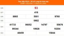 XSLA 24/2, kết quả Xổ số Long An hôm nay 24/2/2024, trực tiếp XSLA ngày 24 tháng 2