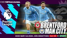 Nhận định bóng đá Brentford vs Man City, Ngoại hạng Anh vòng 23 (03h00 hôm nay 6/2)