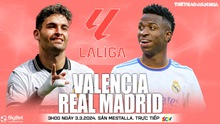 Nhận định bóng đá Valencia vs Real Madrid (03h00, 3/3), vòng 27 La Liga