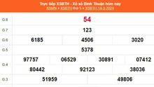 XSBTH 14/3, kết quả Xổ số Bình Thuận hôm nay 14/3/2024, trực tiếp XSBTH ngày 14 tháng 3