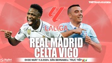 Nhận định bóng đá Real Madrid vs Celta Vigo, La Liga vòng 28 (0h30 hôm nay 11/3)