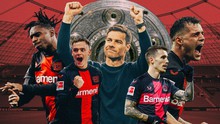 Bayer Leverkusen vô địch Bundesliga từ vị thế của một đội bóng bị chế nhạo là 'Neverkusen'
