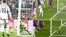 Real Madrid thắng Barca kịch tính, chạm 1 tay vào chức vô địch La Liga trong ngày nổ ra tranh cãi về ‘bàn thắng ma’