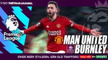 Nhận định MU vs Burnley, Ngoại hạng Anh vòng 35 (21h hôm nay, 27/4)