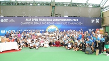 Hơn 400 tay vợt tranh tài sôi nổi tại giải Pickleball mở rộng Châu Á 2024 với tổng giải thưởng hơn 750 triệu đồng