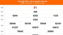 XSLA 6/4, kết quả Xổ số Long An hôm nay 6/4/2024, XSLA ngày 6 tháng 4