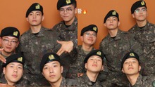 V BTS khiến fan thích thú với bộ ảnh trong quân ngũ có mặt đồng đội