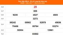XSLA 25/5, kết quả xổ số Long An hôm nay 25/5/2024, trực tiếp XSLA ngày 25 tháng 5