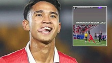 Bị cư dân mạng chỉ trích, ngôi sao hàng đầu của U23 Indonesia cà khịa ngược lại người hâm mộ