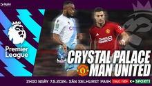Nhận định bóng đá Crystal Palace vs MU, Ngoại hạng Anh vòng 36 (02h00, 7/5)