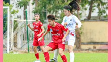 'Hot girl' Thanh Nhã ghi dấu ấn ở giải bóng đá nữ quốc gia