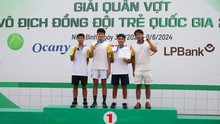 TPHCM giành 4 chức vô địch giải quần vợt đồng đội trẻ quốc gia 