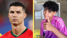 Con trai Ronaldo khiến fan 'nhức mắt' khi mặc áo của tuyển Đức, nhưng thái độ của ông bố mới bất ngờ