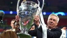 Lập kỷ lục 5 lần giành Champions League, Ancelotti khiến Mourinho cũng phải ‘ngả mũ’