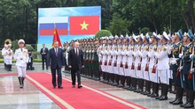 Chủ tịch nước Tô Lâm chủ trì lễ đón chính thức Tổng thống Liên bang Nga Vladimir Putin