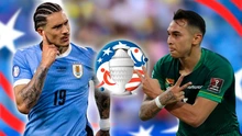 Nhận định bóng đá Uruguay vs Bolivia (08h00, 28/6), vòng bảng Copa America 2024