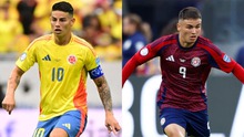 Nhận định bóng đá Colombia vs Costa Rica (05h00, 29/6), vòng bảng Copa America 2024