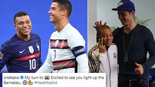 Ronaldo gửi thông điệp đến Mbappe ngày gia nhập Real Madrid, nói điều khiêm tốn gây bão mạng