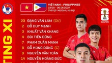 Đội hình ra sân ĐT Việt Nam vs Philippines: Văn Lâm bắt chính thay Filip Nguyễn 