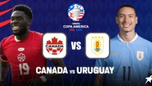 Lịch thi đấu bóng đá hôm nay 13/7: Trực tiếp Canada vs Uruguay
