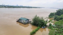 Ứng phó với bão số 2: Mực nước các sông, hồ điều hòa trên địa bàn Hà Nội cơ bản được giữ ở mức thấp