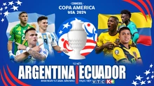 Argentina vs Ecuador (08h00 ngày 5/7): Trong làn gió đổi thay