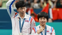 Từng tập huấn với các tay vợt bóng bàn Việt Nam, cặp đôi Triều Tiên giành ngôi á quân Olympic 2024