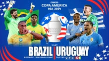 Nhận định bóng đá Brazil vs Uruguay (08h00, 7/7), tứ kết Copa America