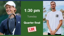Link xem trực tiếp Sinner vs Medvedev (19h30 hôm nay), vòng tứ kết Wimbledon 2024
