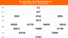 XSHG 3/8, kết quả xổ số Hậu Giang hôm nay ngày 3/8/2024, trực tiếp kết quả xổ số hôm nay