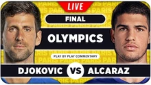 Link xem trực tiếp Djokovic vs Alcaraz, chung kết đơn nam Olympic 2024 (17h00 hôm nay)