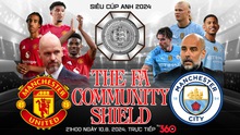 Nhận định, soi tỷ lệ MU vs Man City (21h00, 10/8),  Siêu cúp Anh 2024