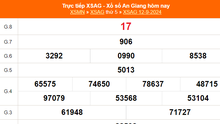 XSAG 12/9 - Kết quả xổ số An Giang hôm nay 12/9/2024 - Trực tiếp XSAG ngày 12 tháng 9