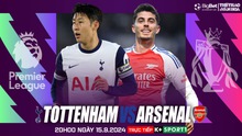 Nhận định, soi tỷ lệ Tottenham vs Arsenal (20h00, 15/9), vòng 4 Ngoại hạng Anh