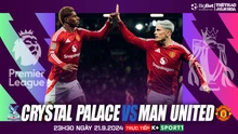 Nhận định, soi tỷ lệ Crystal Palace vs MU 23h30 hôm nay 21/9, vòng 5 Ngoại hạng Anh