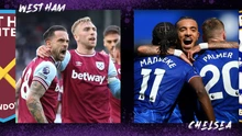 Link xem trực tiếp West Ham vs Chelsea 18h30 hôm nay 21/9, vòng 5 Ngoại hạng Anh