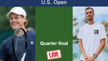 Link xem trực tiếp Sinner vs Medvedev (07h30 hôm nay), tứ kết US Open 2024