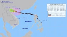 Bão số 3: Sức gió mạnh nhất vùng gần tâm bão cấp 13 trên vùng biển Quảng Ninh-Thái Bình