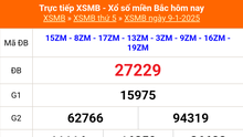 XSMB 11/1 - Kết quả Xổ số miền Bắc hôm nay 11/1/2025 - Trực tiếp xổ số hôm nay ngày 11 tháng 1