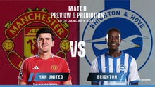 Nhận định bóng đá hôm nay 19/1: MU vs Brighton, Ipswich vs Man City