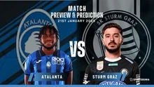 Nhận định, soi tỷ lệ Atalanta vs Sturm Graz 00h45 ngày 22/1, lượt trận thứ 7 Cúp C1 châu Âu