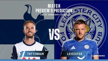 Nhận định, soi tỷ lệ Tottenham vs Leicester 21h00 ngày 26/1, Ngoại hạng Anh vòng 23