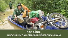 Cao Bằng: Nước lũ lên cao đến đỉnh điểm trong 39 năm
