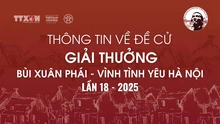 Thông tin về Đề cử Giải thưởng Bùi Xuân Phái - Vì tình yêu Hà Nội lần 18-2025