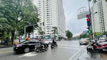 Sau mưa lớn, cuộc sống ở Linh Đàm khu đô thị đông dân nhất Hà Nội trở lại bình thường